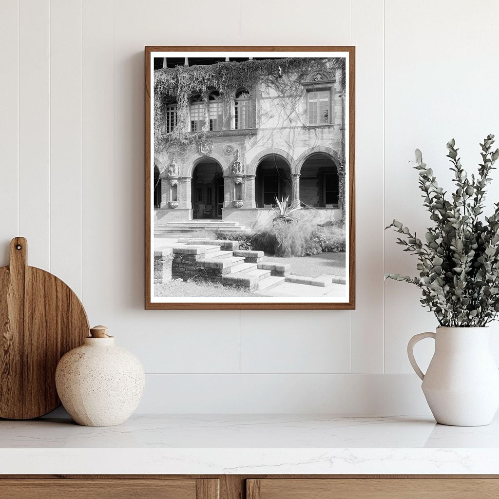 St. Augustine, FL Vintage Architecture Photo, 20th Century