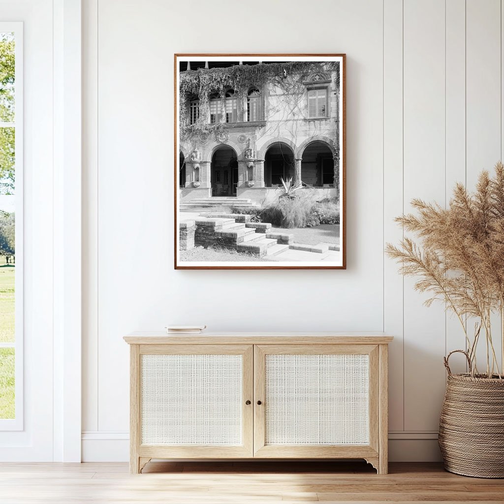 St. Augustine, FL Vintage Architecture Photo, 20th Century