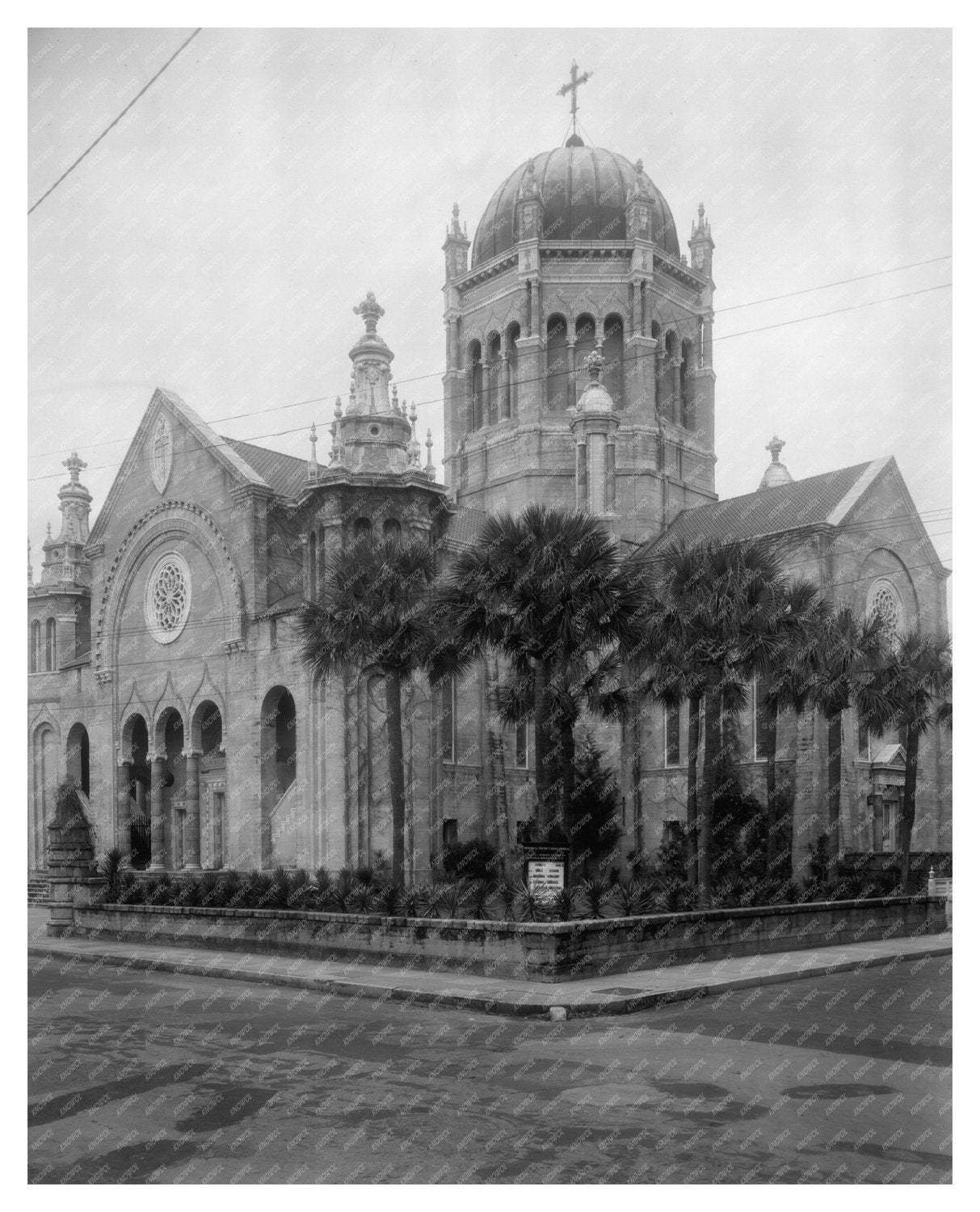 St. Augustine Church Facade, Florida, Mid-20th Century