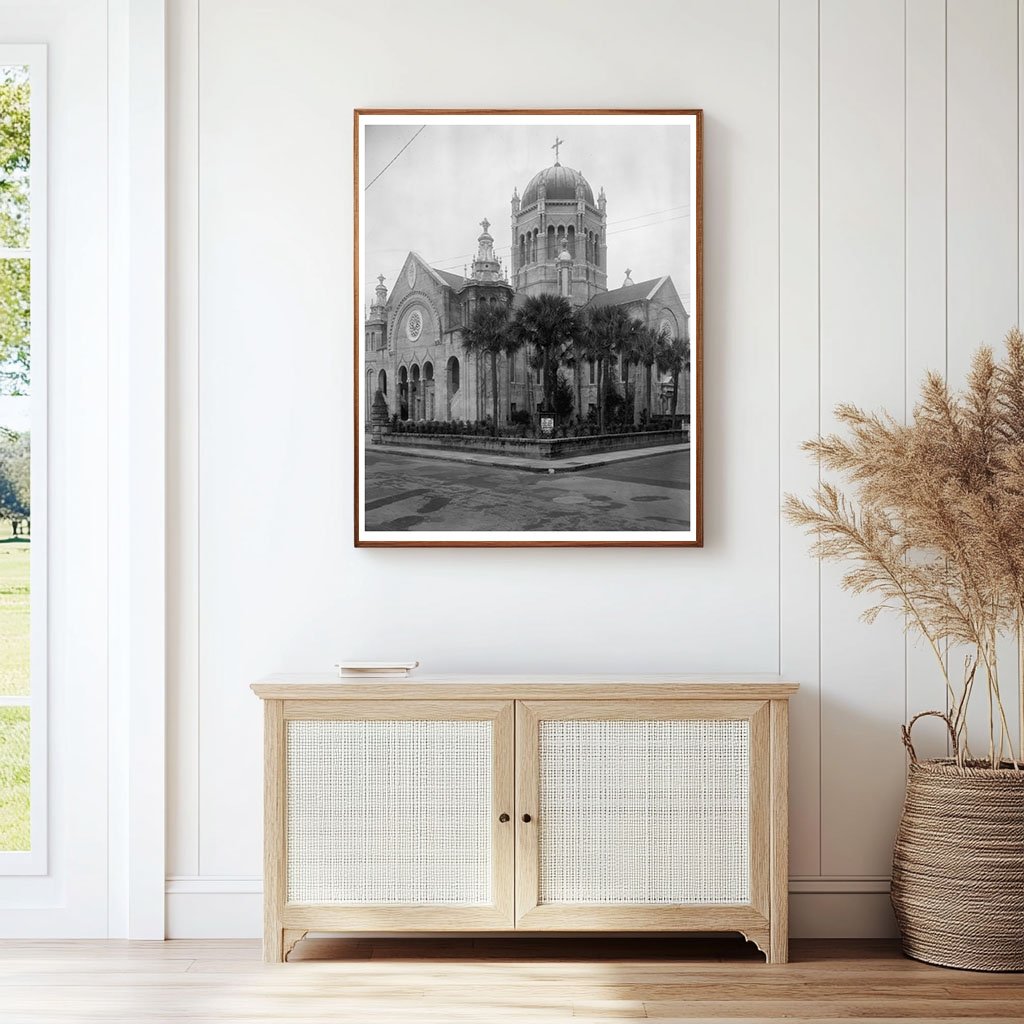 St. Augustine Church Facade, Florida, Mid-20th Century