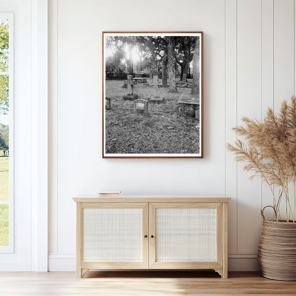 St. Augustine Cemeteries, Florida, 1953 Historic Photo