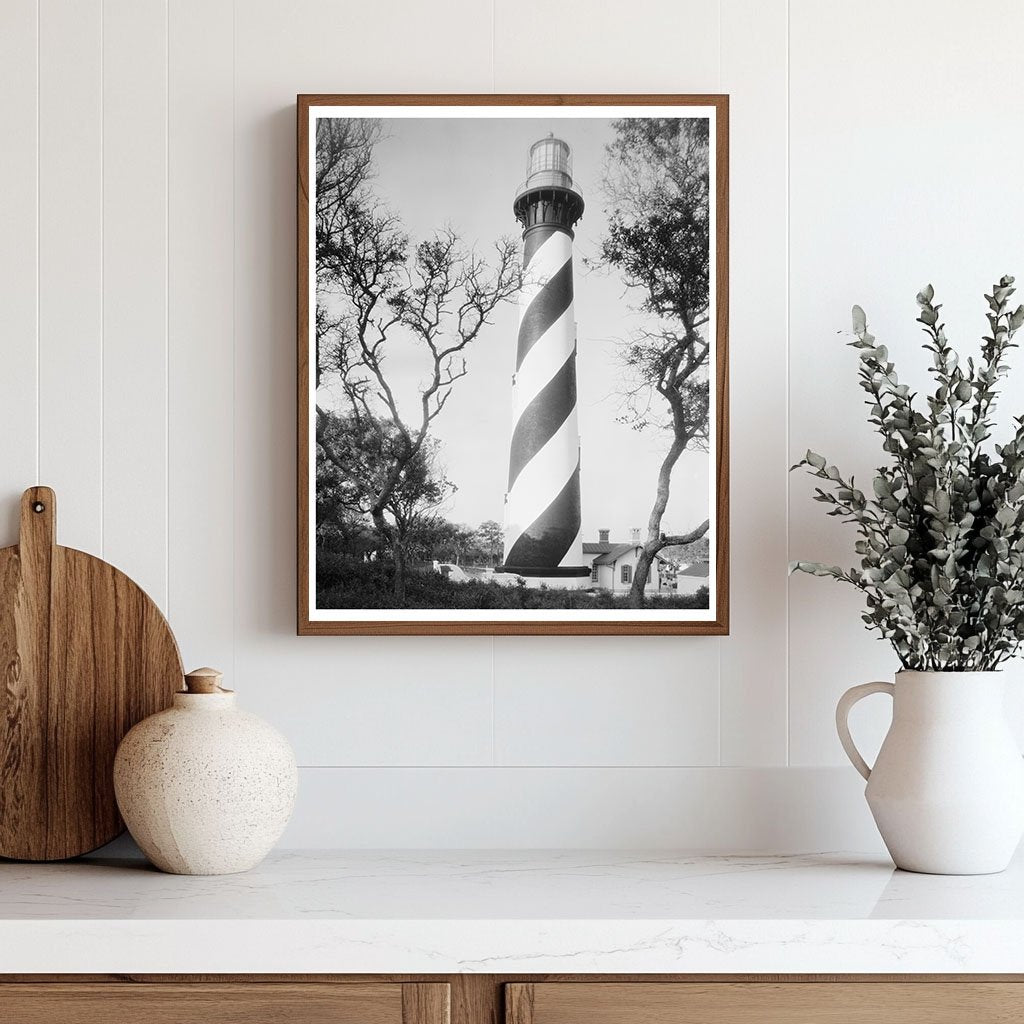 St. Augustine Lighthouses History 1953 Florida Photo