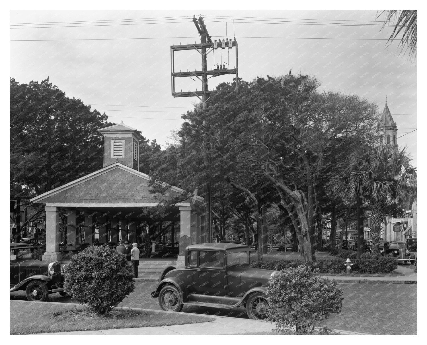 St. Augustine FL Urban Life Photo 1900s