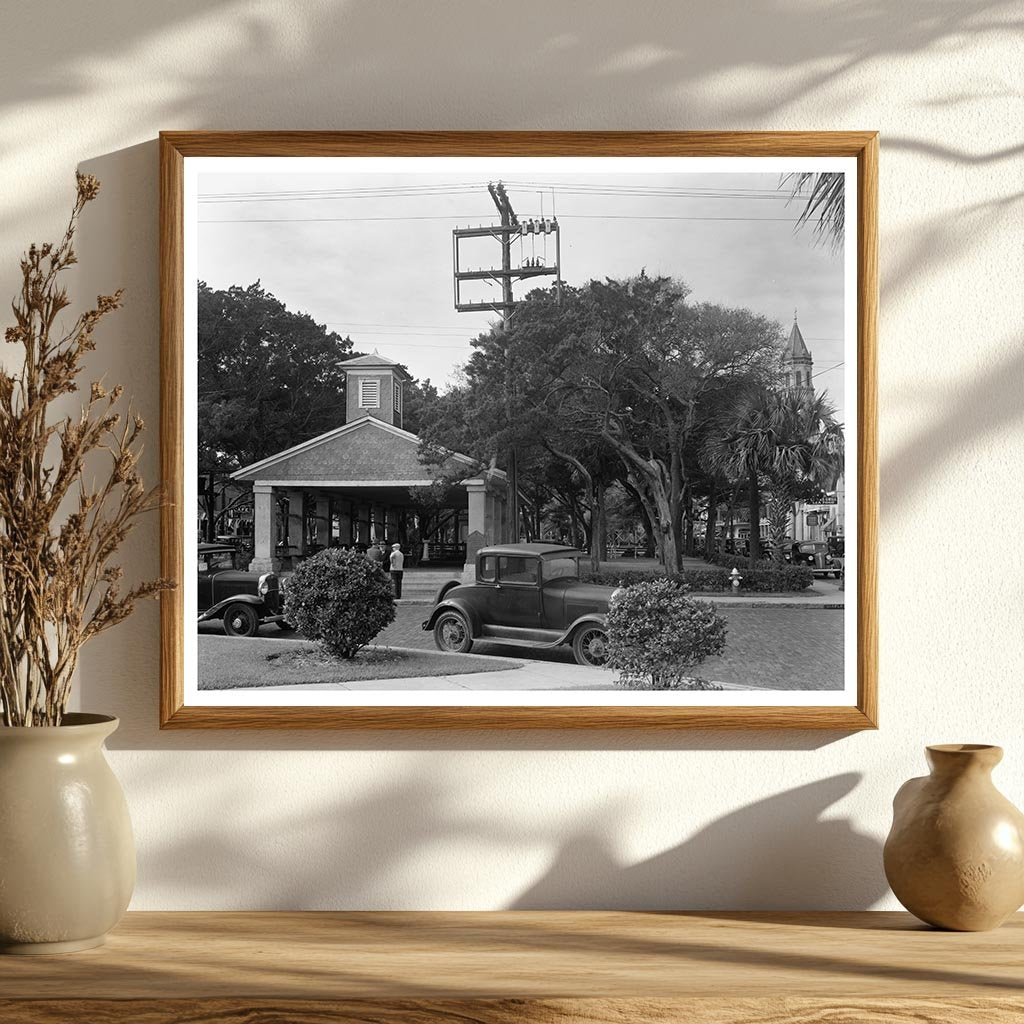St. Augustine FL Urban Life Photo 1900s