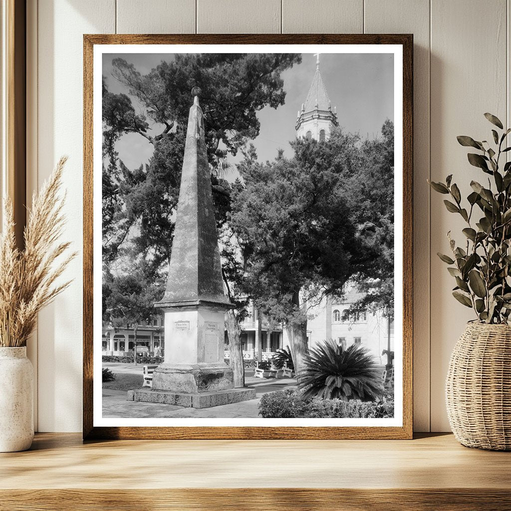 St. Augustine Architecture History Photo, Florida 1953