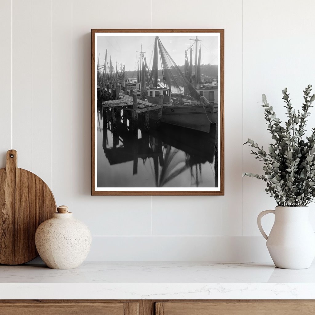 Mid-20th Century St. Augustine Waterfront Scene, Florida