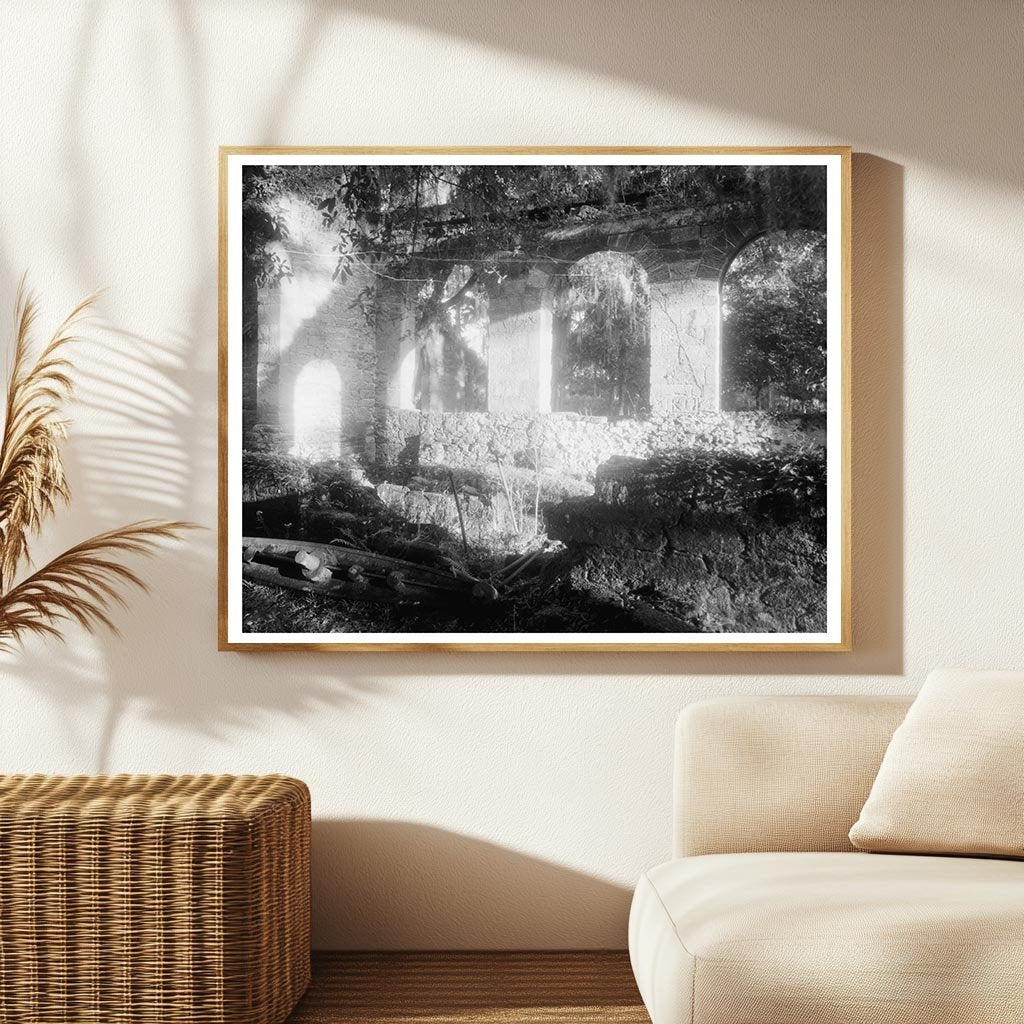 Mission Atocuimi Ruins, New Smyrna, FL 1953 Photo