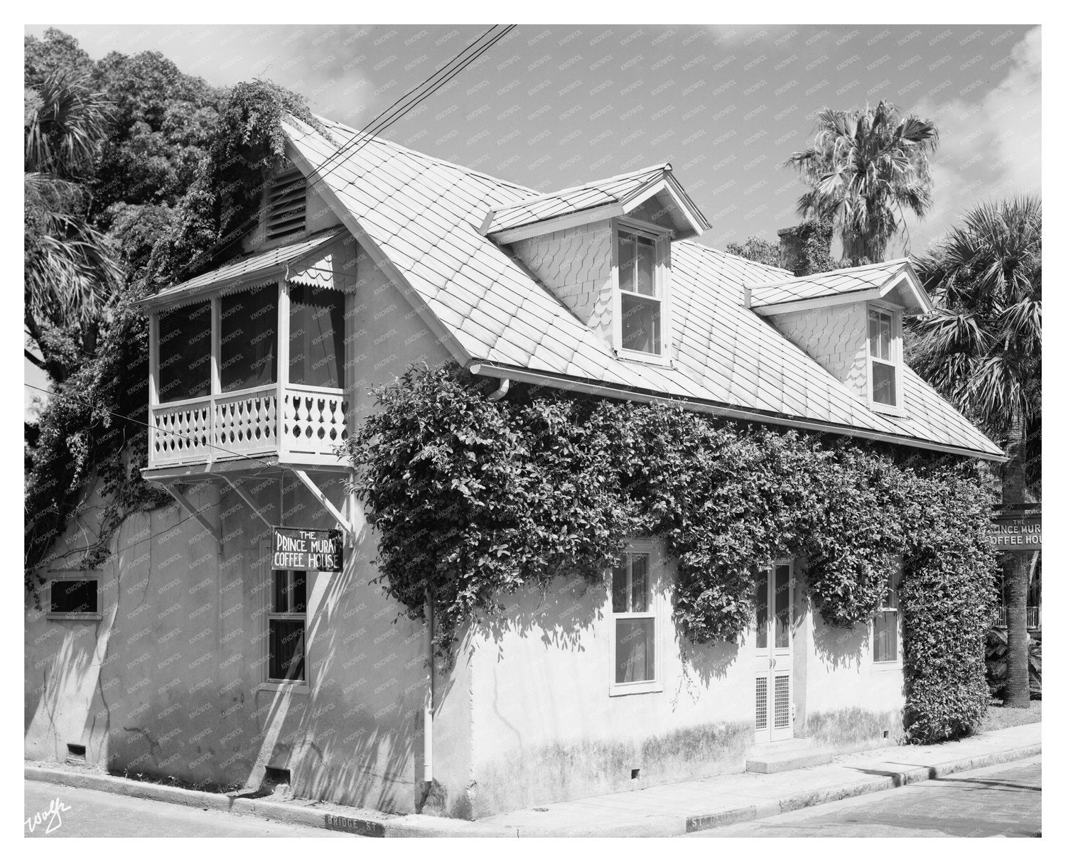 St. Augustine, FL Architecture Photo from 1950s