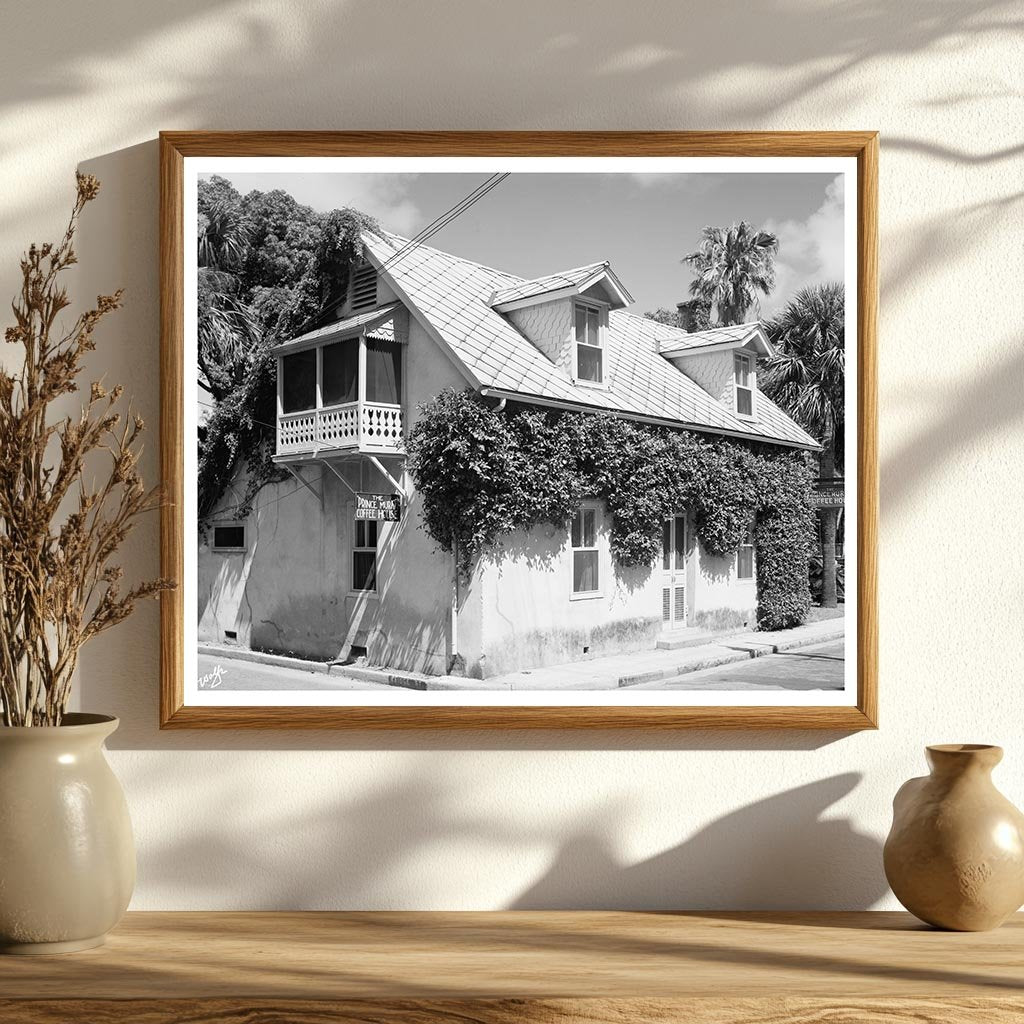 St. Augustine, FL Architecture Photo from 1950s