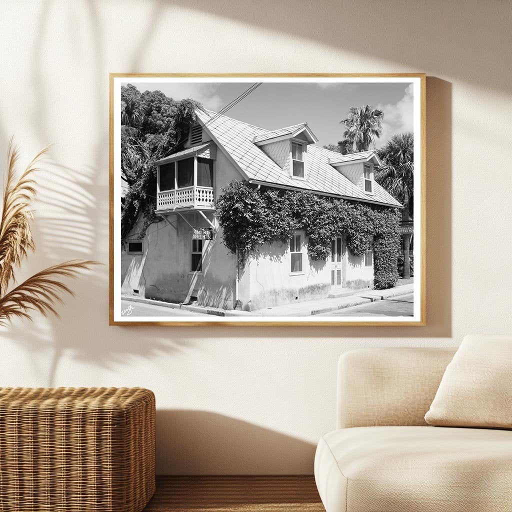 St. Augustine, FL Architecture Photo from 1950s