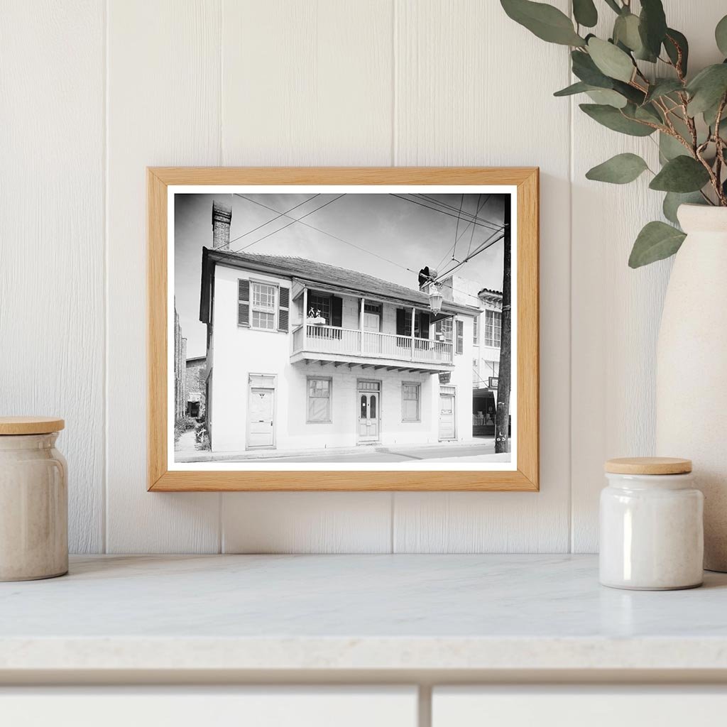 Vintage St. Augustine Architecture, Florida, Early 20th Cent