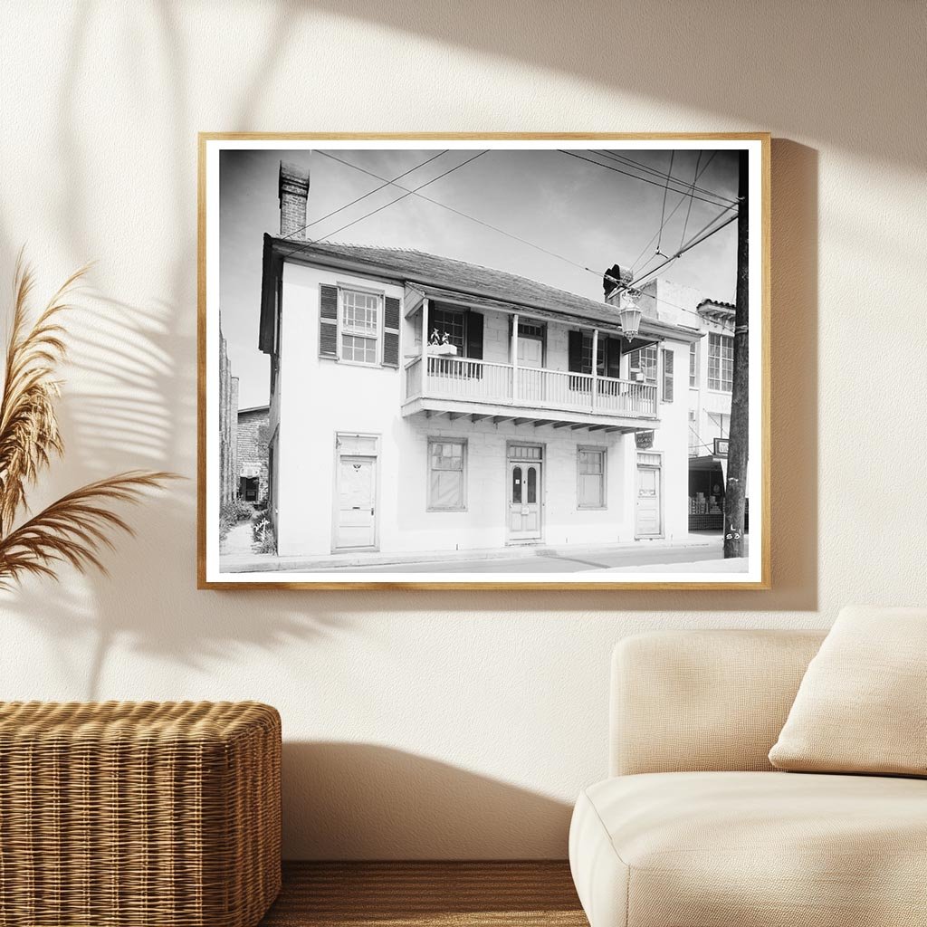 Vintage St. Augustine Architecture, Florida, Early 20th Cent