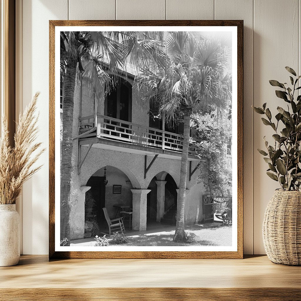 Horruytiner House, St. Augustine FL, Carnegie Survey 1900s