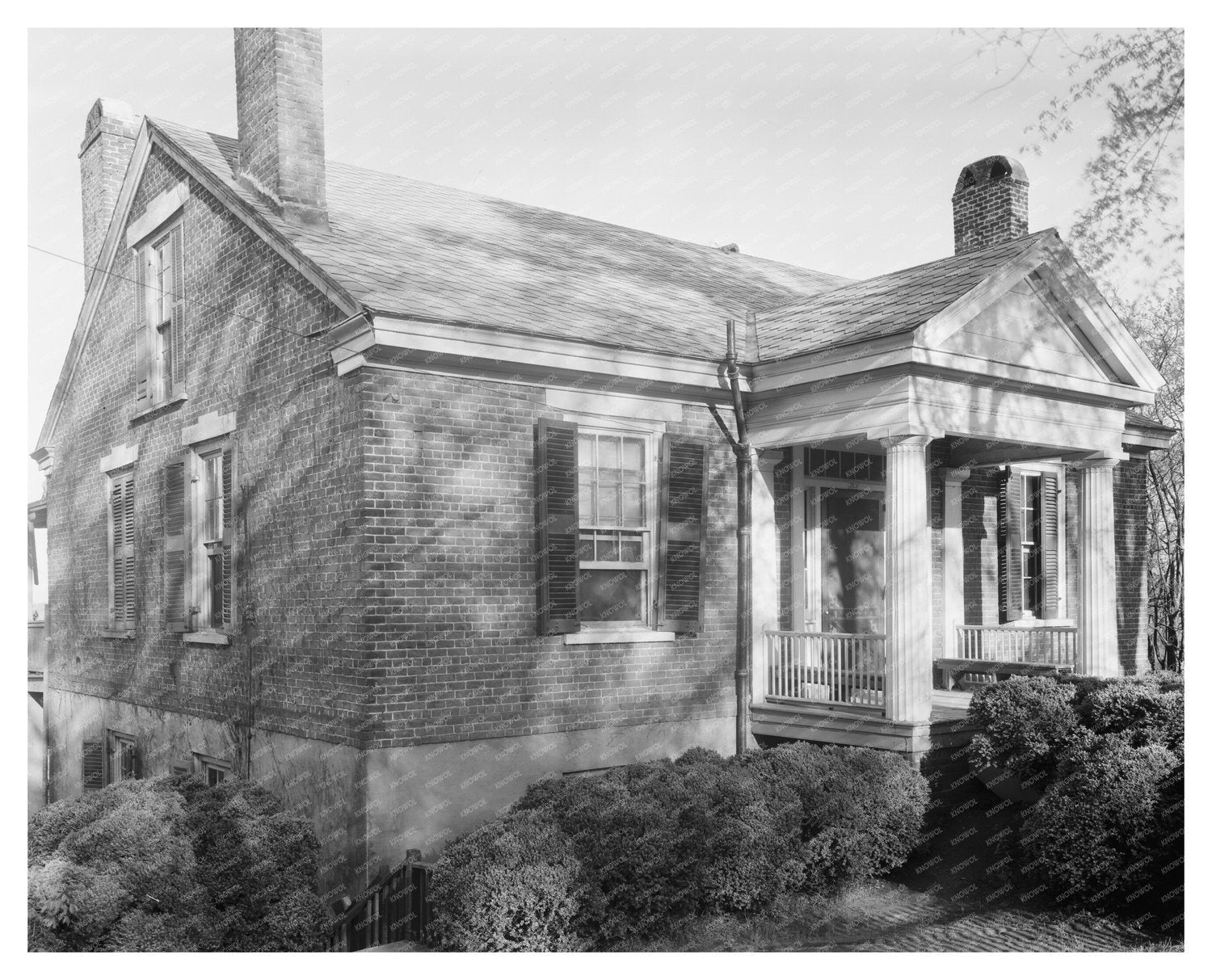 Vintage Athens GA Home Photo, Carnegie Survey 1957