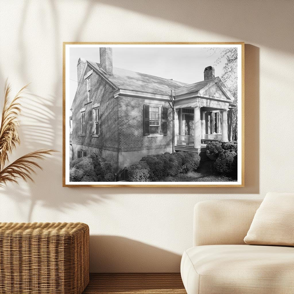 Vintage Athens GA Home Photo, Carnegie Survey 1957