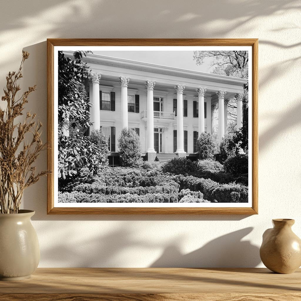 Presidents Home, UGA, Athens, GA - 1855 Vintage Photo