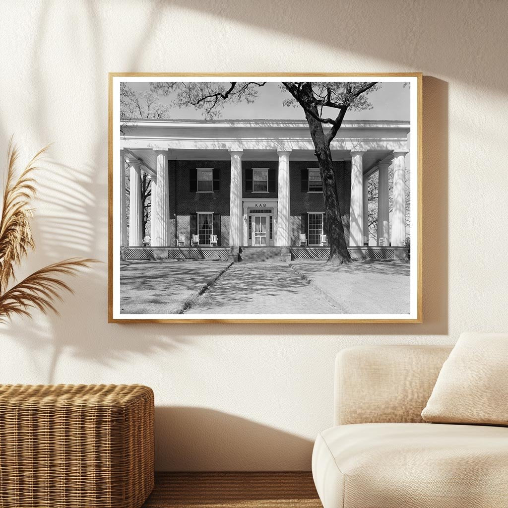 K.A. Theta House, Athens GA, 1845 Historical Photo