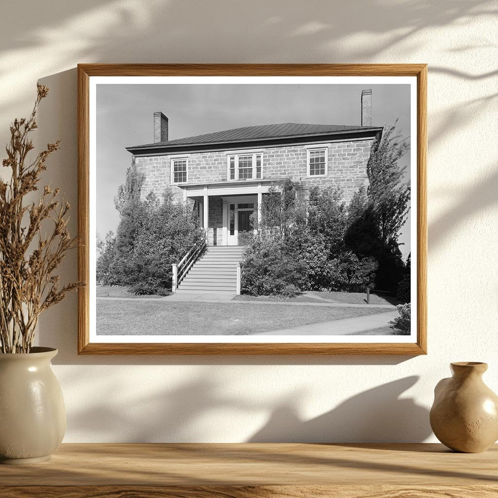 Wilson Lumpkin House, Athens GA, 1848 Vintage Photo