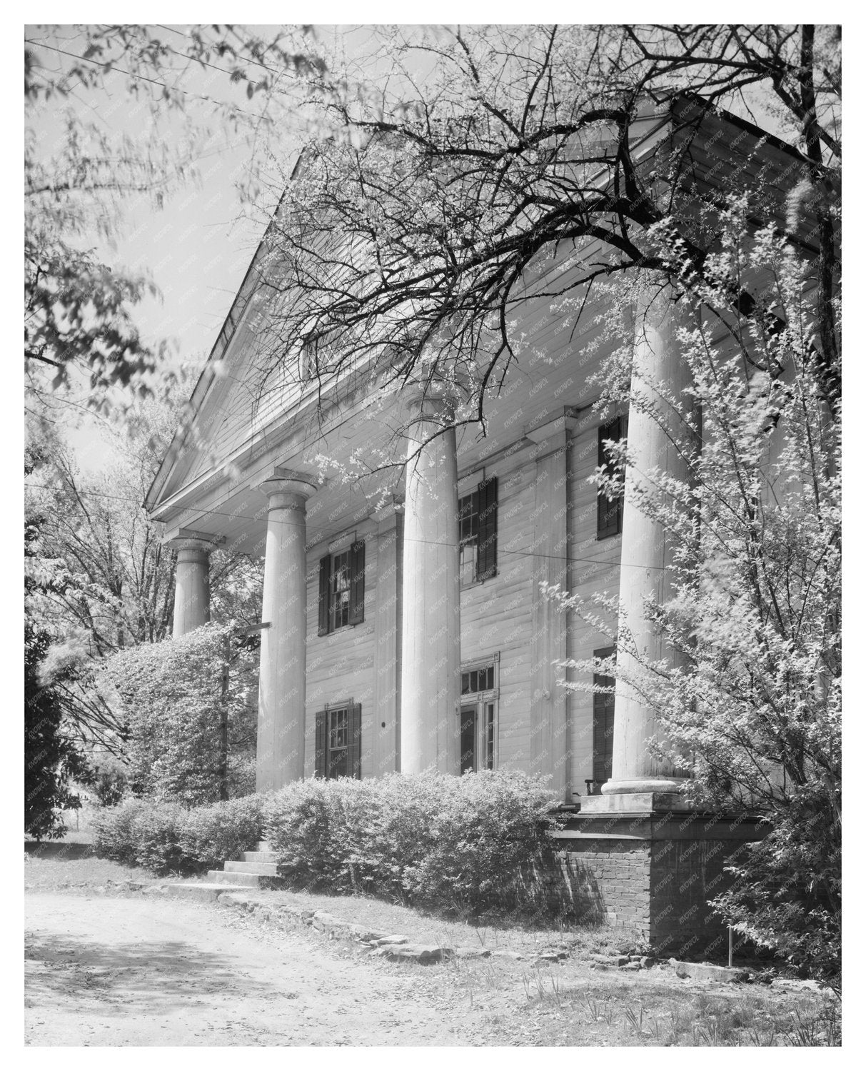 Historic Greek Revival Home in Roswell, GA, 1838