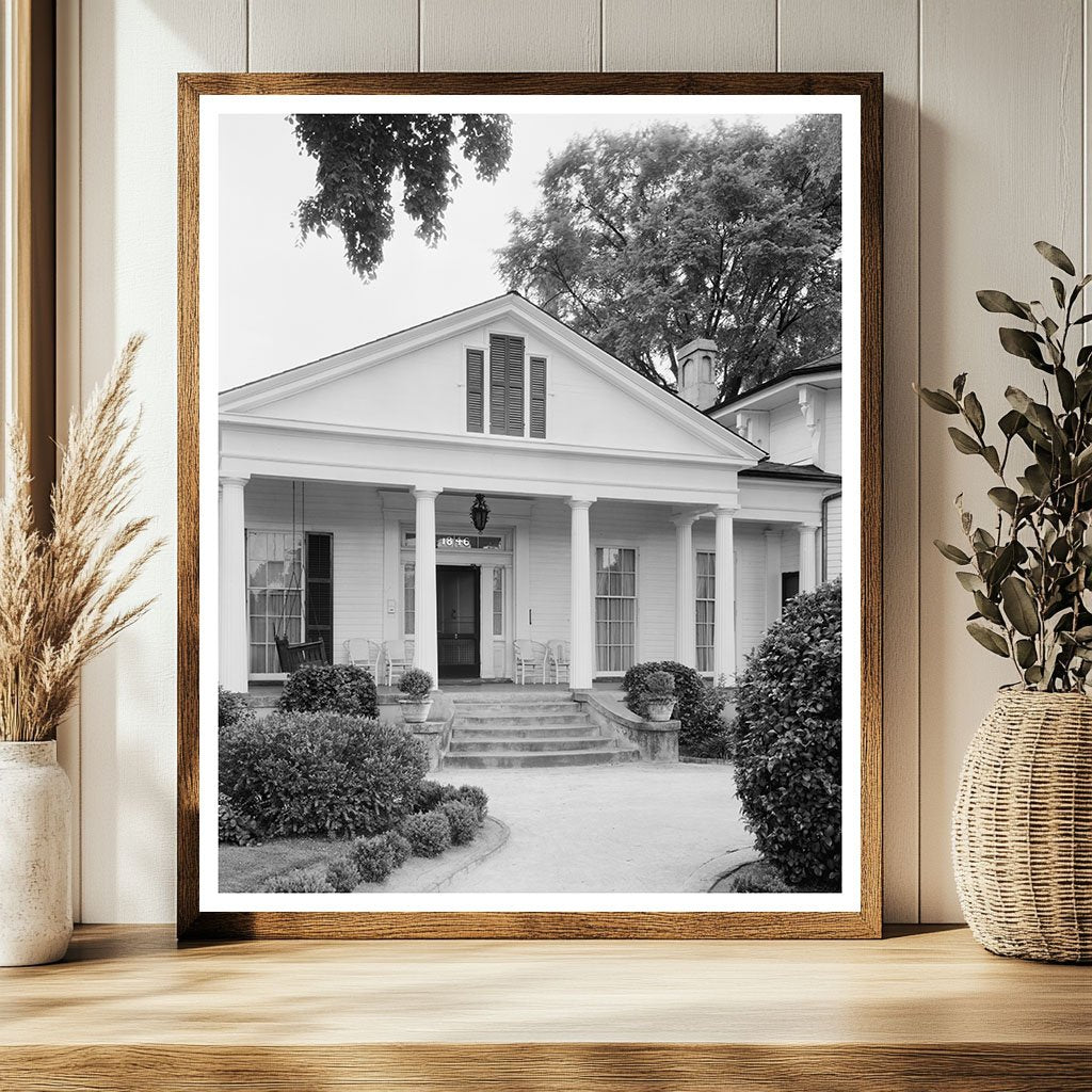 Estes-Bowers House, Columbus, GA - 1832 Vintage Photo