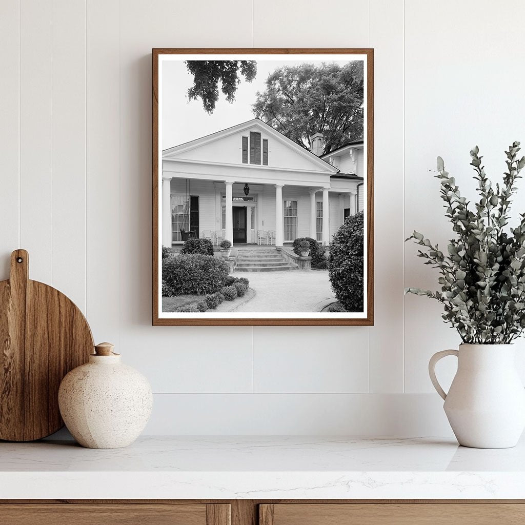 Estes-Bowers House, Columbus, GA - 1832 Vintage Photo