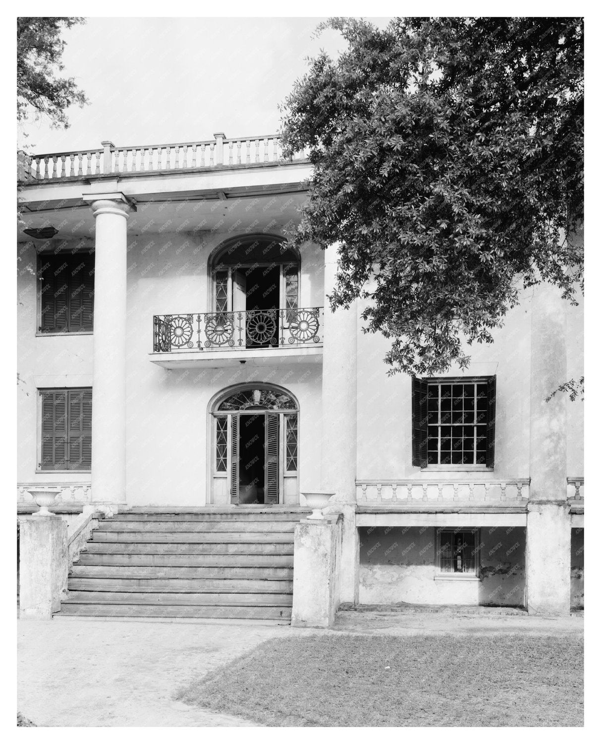 Historic Building in Columbus, GA (1830) Vintage Photo