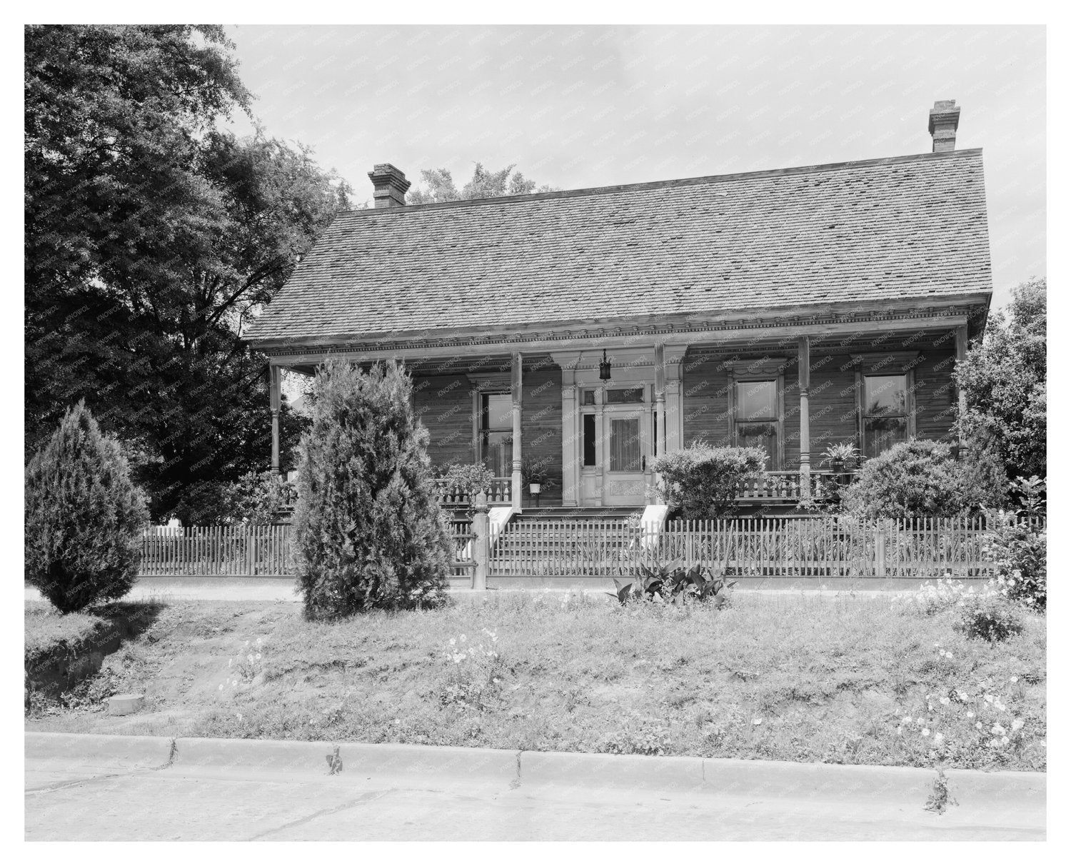 Columbus GA 1900s Vintage Residential Architecture Photo