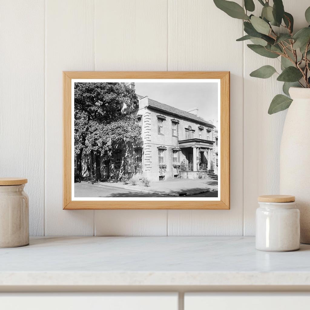 The Pink House in Savannah, Georgia - Historic Photo 1789