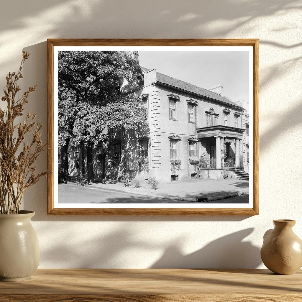The Pink House in Savannah, Georgia - Historic Photo 1789