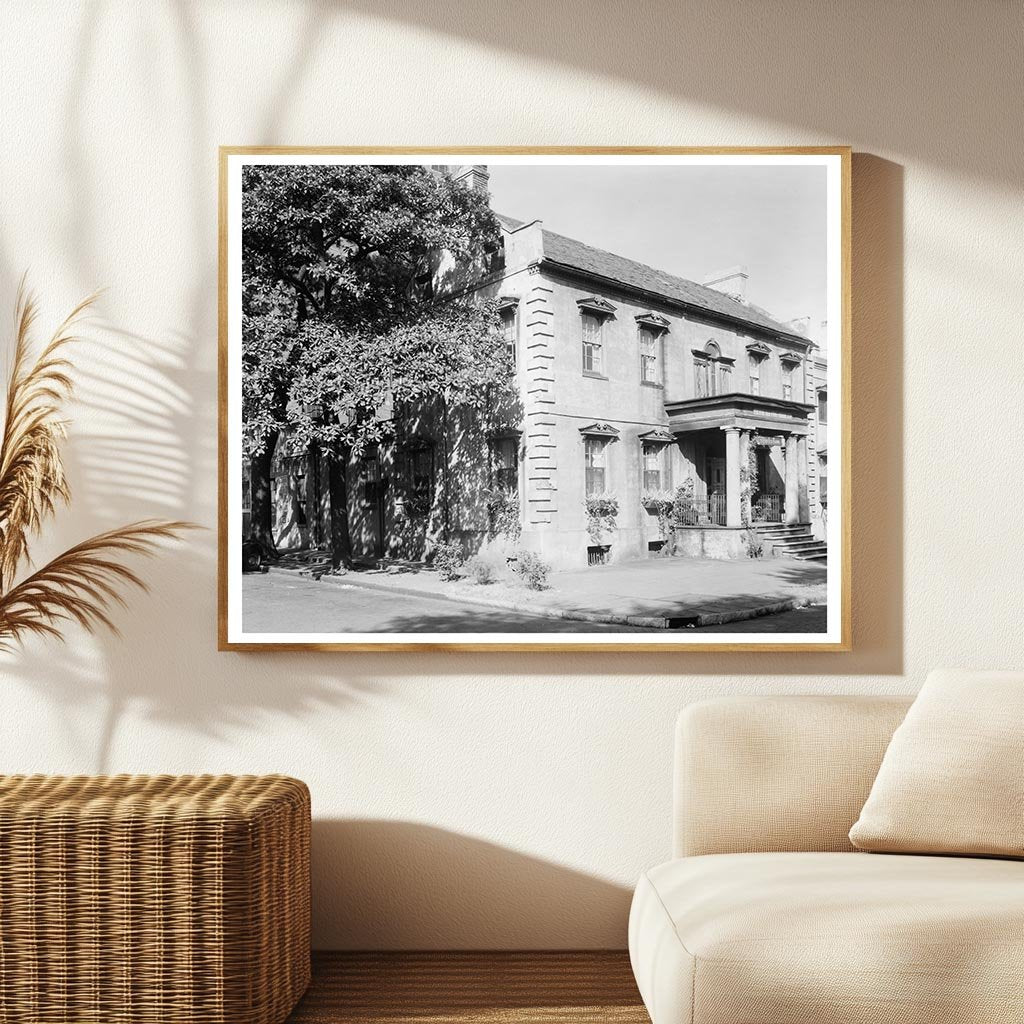The Pink House in Savannah, Georgia - Historic Photo 1789