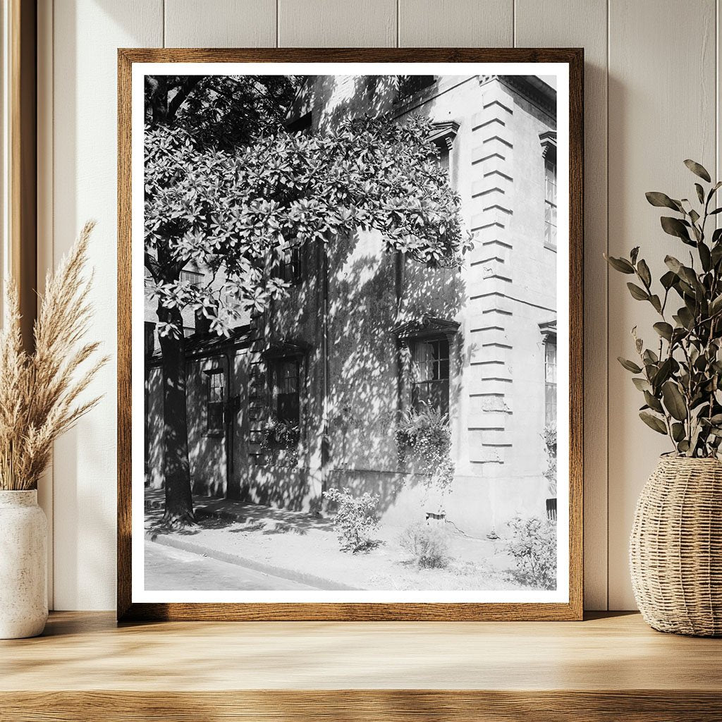 The Pink House, Savannah GA, Historic Photo 1789