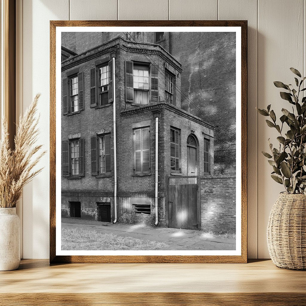 1818 Architectural Gem in Savannah, GA - Vintage Photo