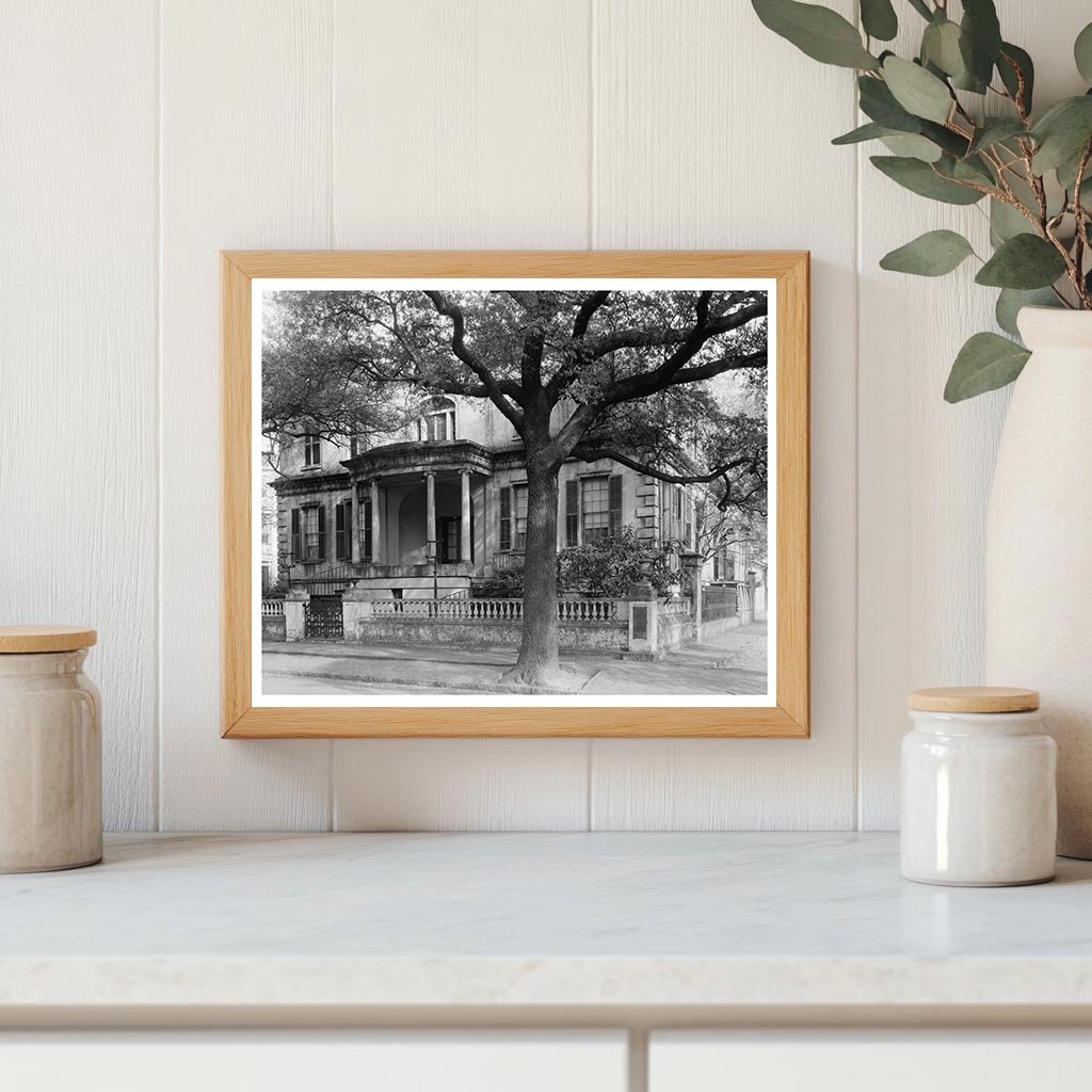 Savannah, GA Vintage Architecture Photo, 1816-1819