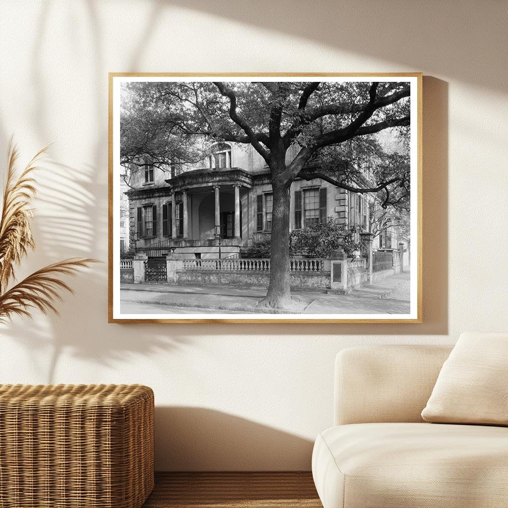 Savannah, GA Vintage Architecture Photo, 1816-1819