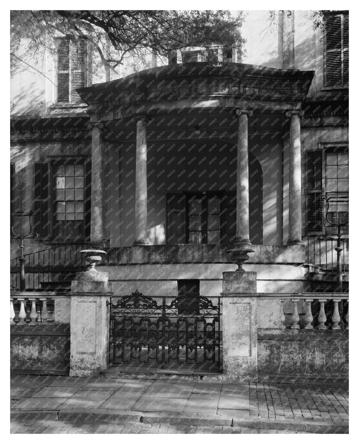 Historic Home in Savannah, GA (1816-1819) - 1957 Photo