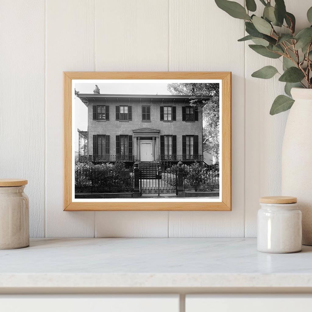 1849 Andrew Low House in Savannah, Georgia - Historic Photo