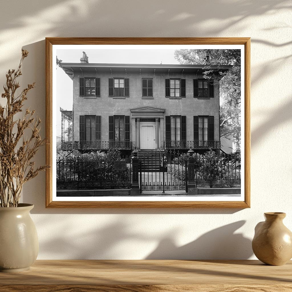 1849 Andrew Low House in Savannah, Georgia - Historic Photo