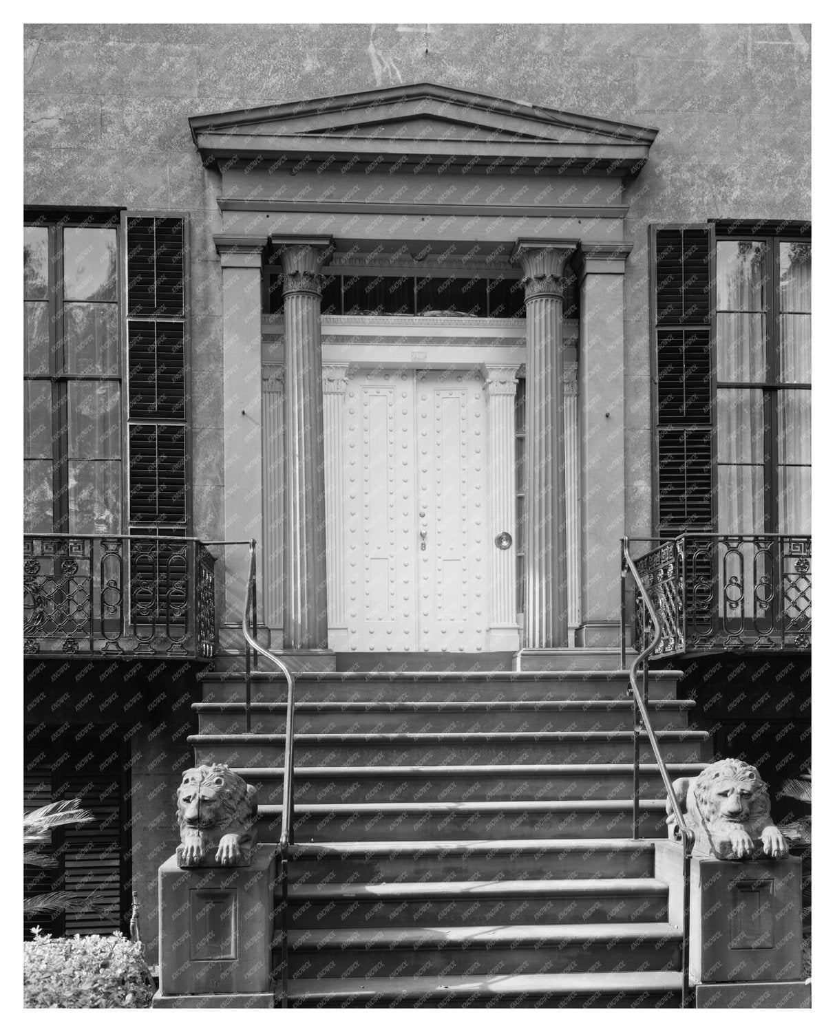 1849 Andrew Low House in Savannah, GA - Historic Photo