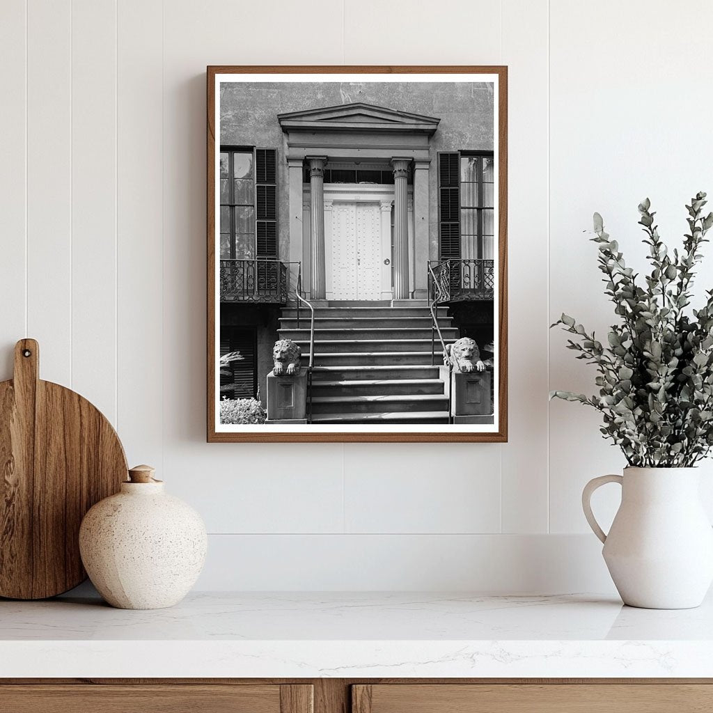1849 Andrew Low House in Savannah, GA - Historic Photo