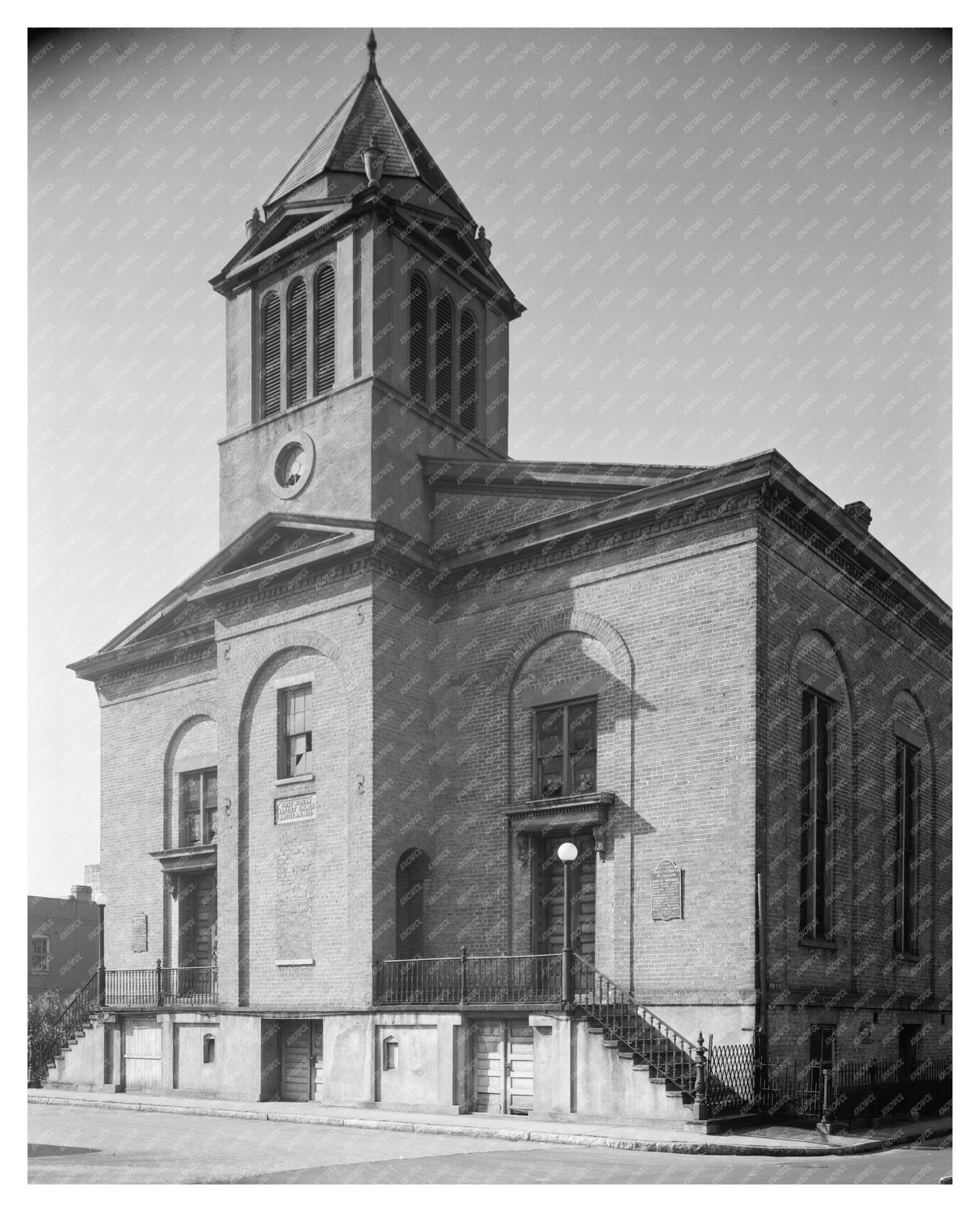 1859 Church in Savannah, Georgia - Historical Photograph