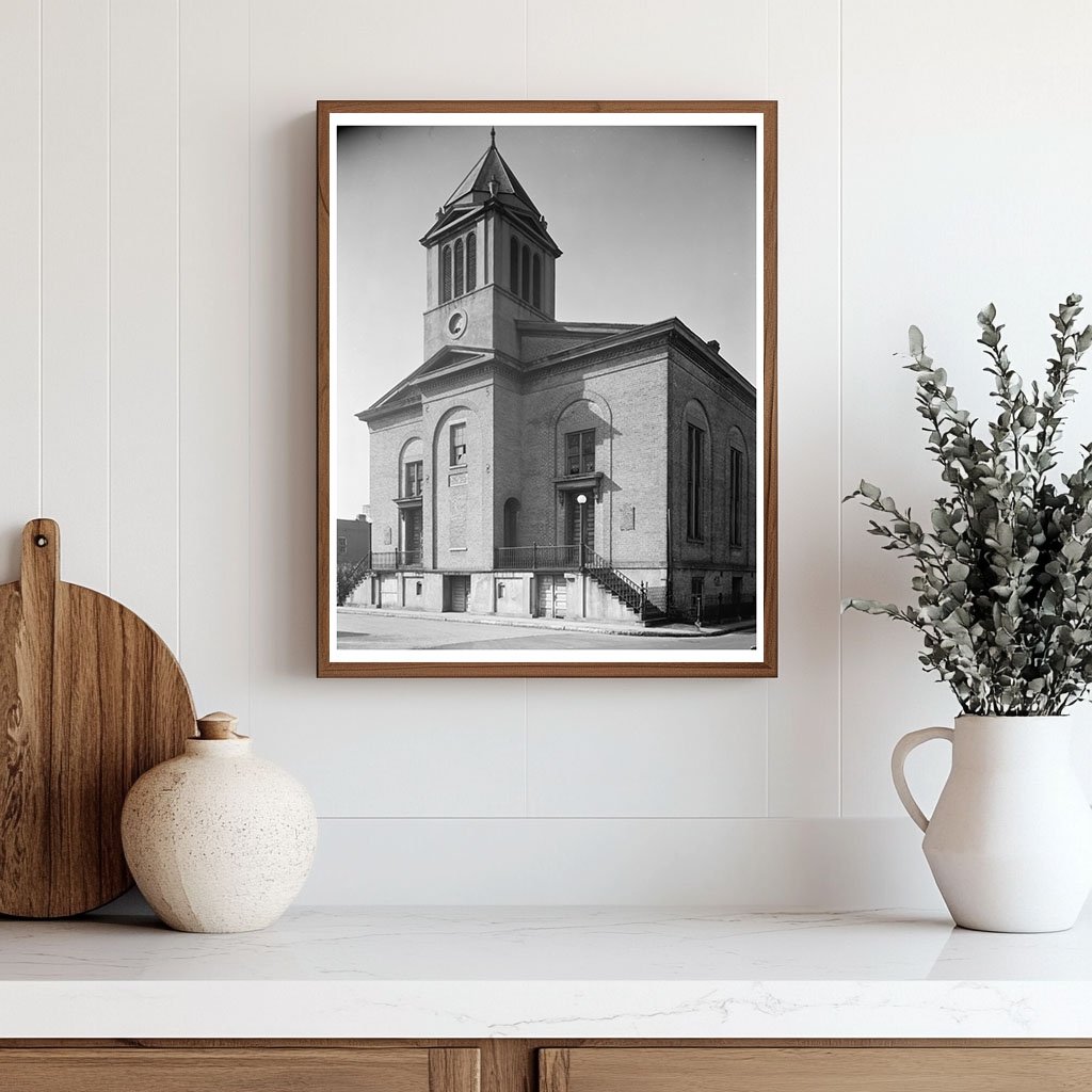 1859 Church in Savannah, Georgia - Historical Photograph
