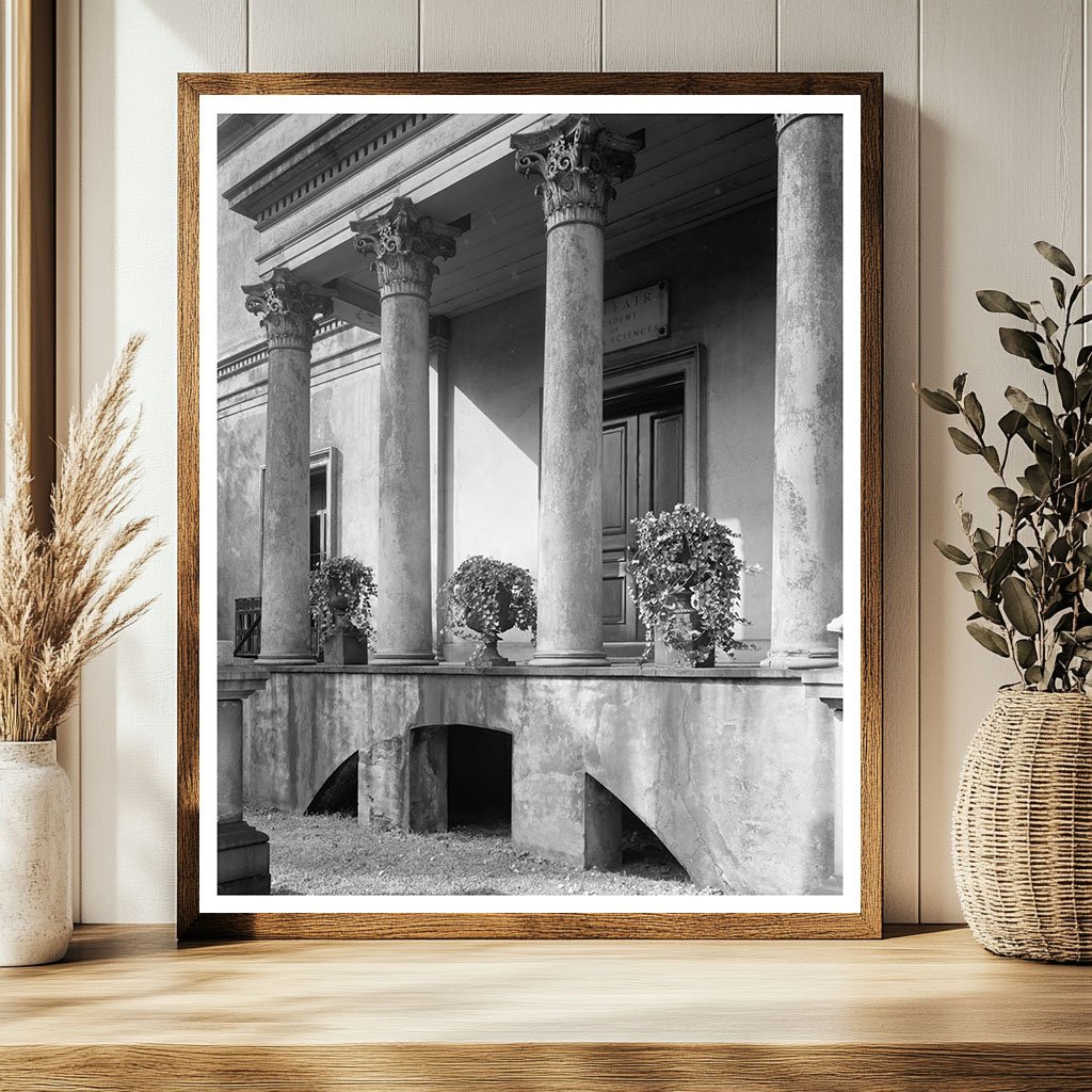 Telfair Academy, Savannah Georgia, 1819 Vintage Photograph - view 2