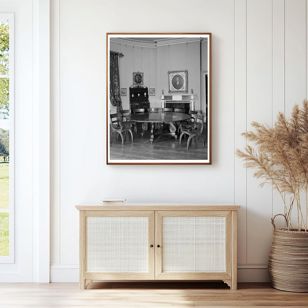 Telfair Academy Interior, Savannah, GA, 1819 Vintage Photo