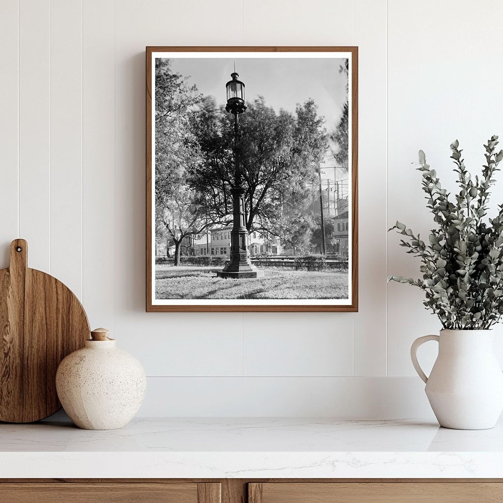 Savannah Harbor Light, Georgia, 1957 Vintage Photo