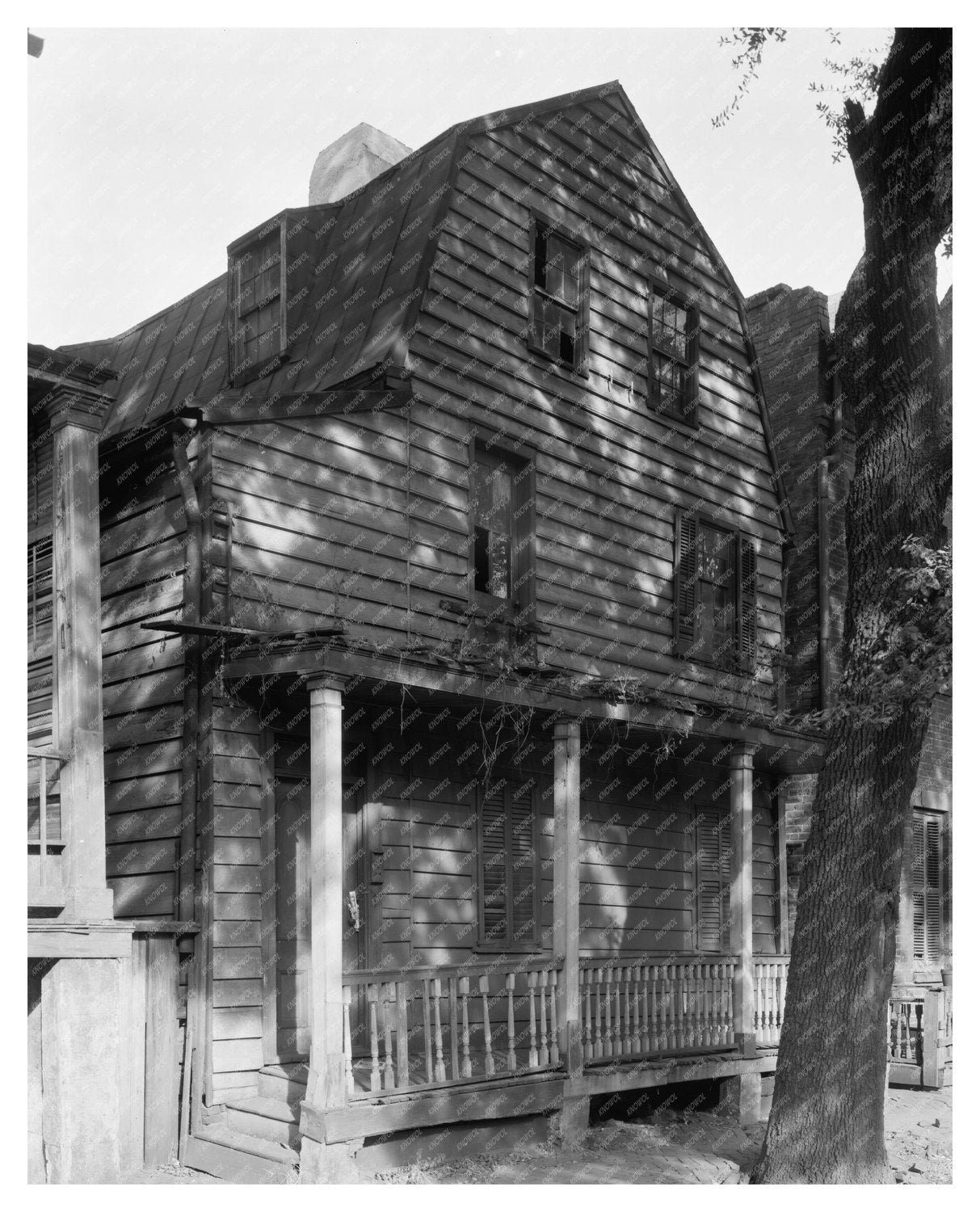 Dr. Poseys House, Savannah GA, c. 1790 Historical Image