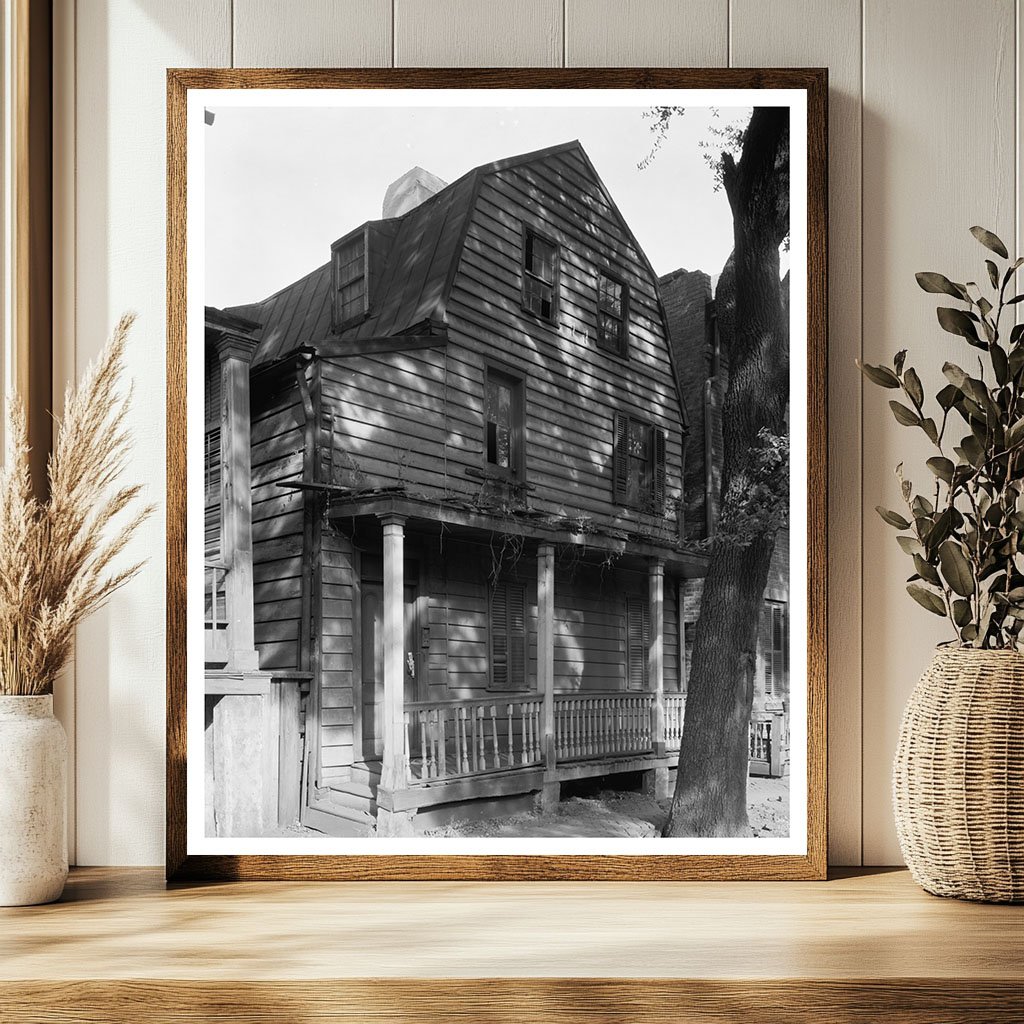 Dr. Poseys House, Savannah GA, c. 1790 Historical Image