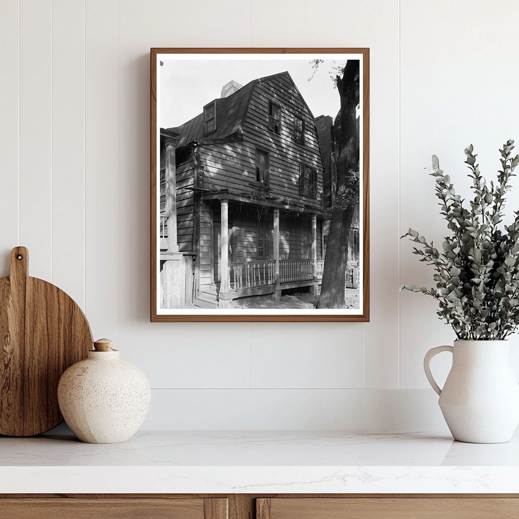 Dr. Poseys House, Savannah GA, c. 1790 Historical Image