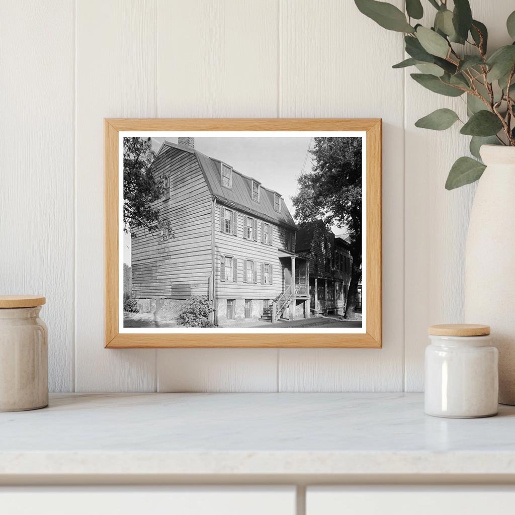 Dr. Poseys House, Savannah GA, 1790 Historic Photo