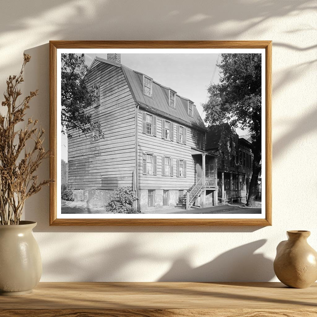 Dr. Poseys House, Savannah GA, 1790 Historic Photo