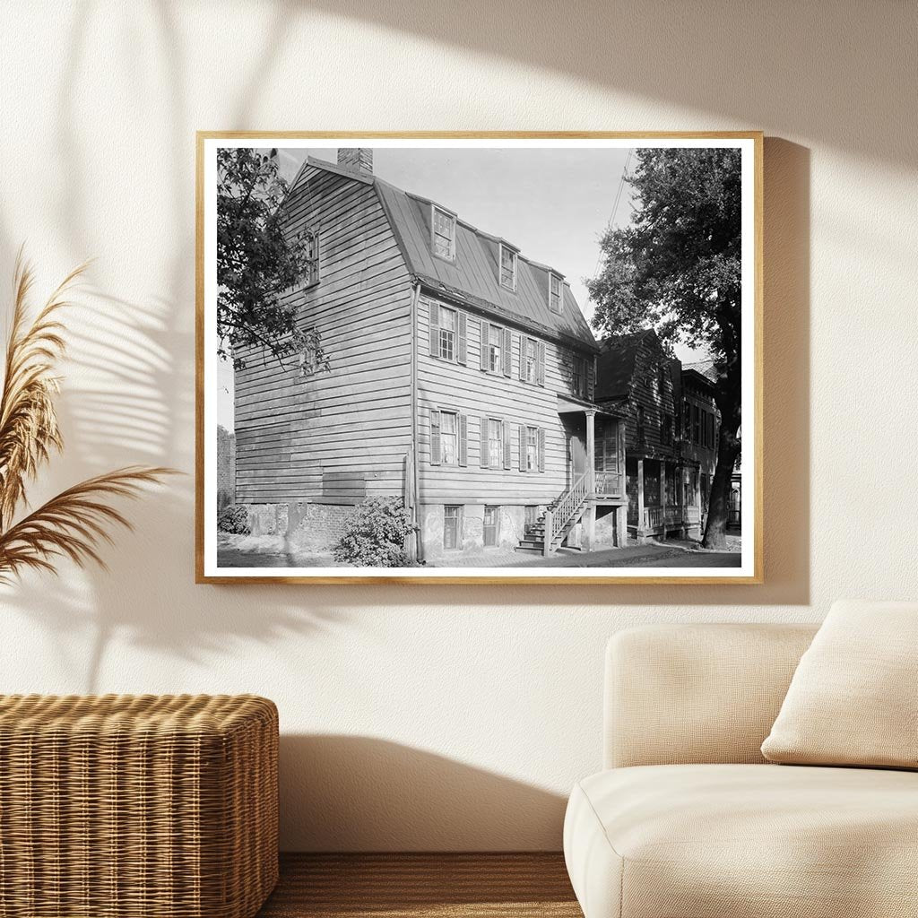 Dr. Poseys House, Savannah GA, 1790 Historic Photo